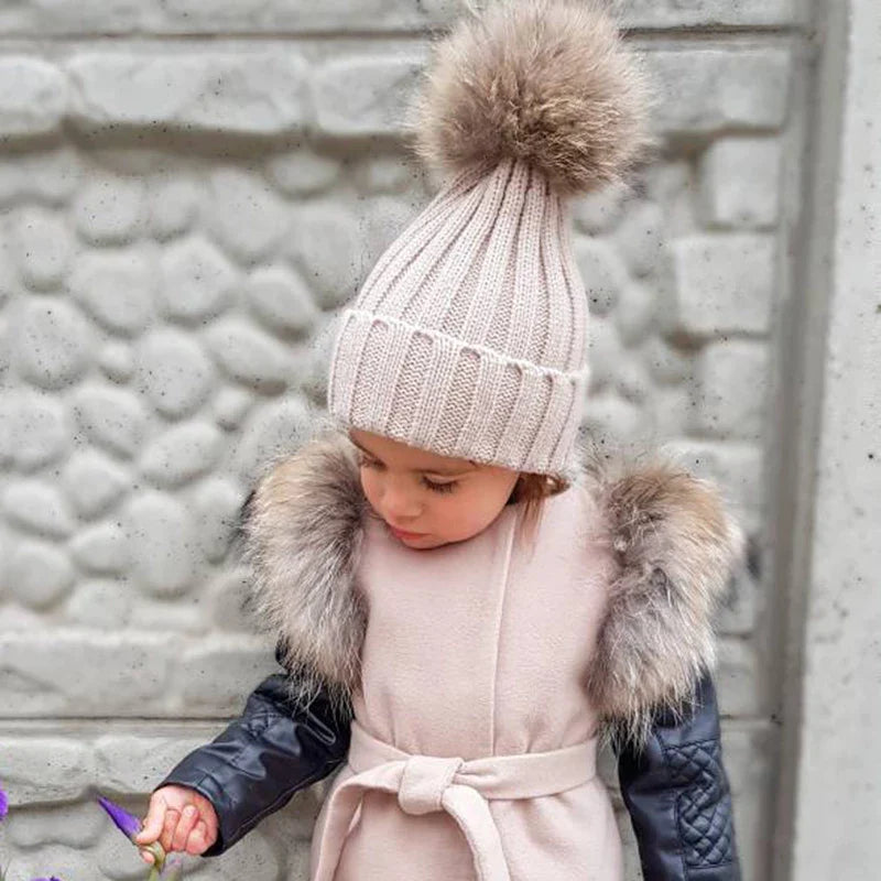 Gebreide Winter Muts