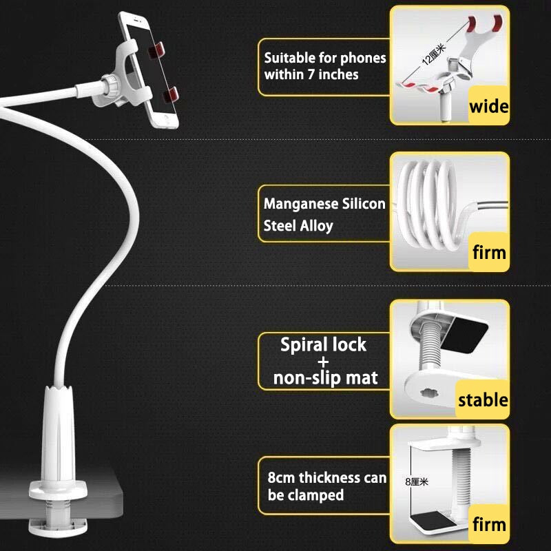 Flexibele Telefoonhouder - Perfect voor op de bank of in bed!