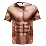 Grappig "Ontbloot Bovenlijf" Shirt