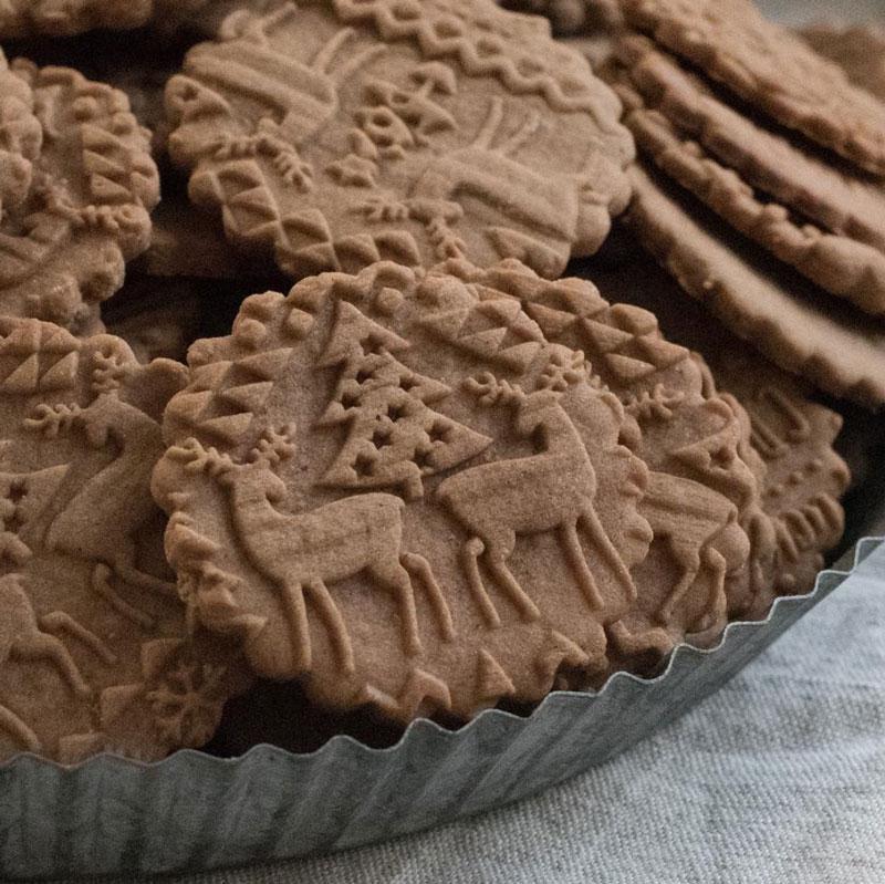 KerstKoekjes Reliëf-Roller 'Kitchen Tools Deluxe'