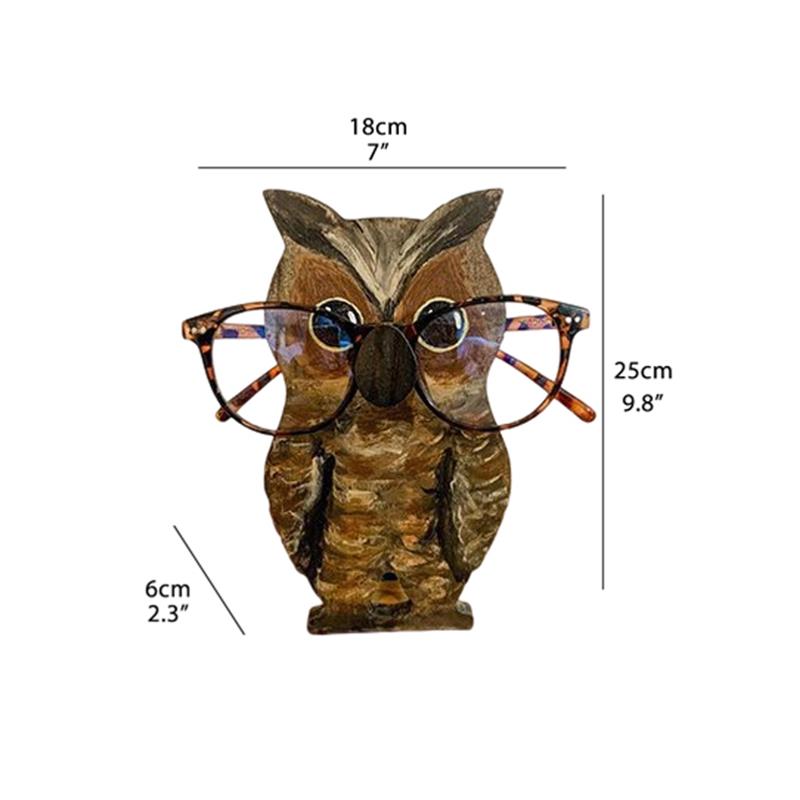 Vrolijke Houtlook Brilhouder