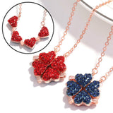 Tweezijdige Hartjes Ketting