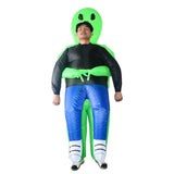 Opblaasbaar Alien Kostuum
