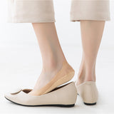 Onzichtbare Non-Slip Zijden Sokken (5 Paar)