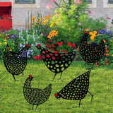 Tuin Decoratie; Zwarte Kippen