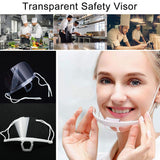 Transparant GezichtsMasker 'Always Safe™' (10 Stuks!)