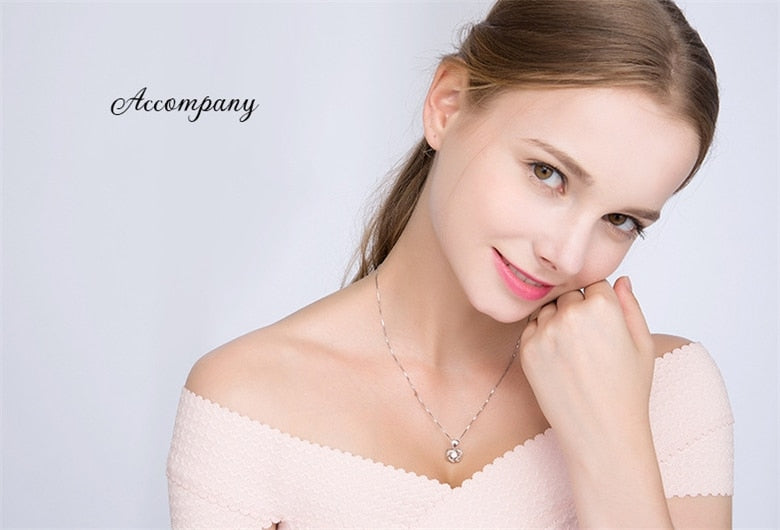 Zilveren Hart Ketting (in Speciale Romantische Verpakking!)