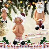 Hilarische Kerst-Decoraties - Kerstman en Kerstvrouw Set