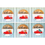 Gezellig Verwisselbaar "Welcome" Bord