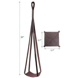 Lederen Plantenhangers | Beschikbaar in twee unieke ontwerpen!