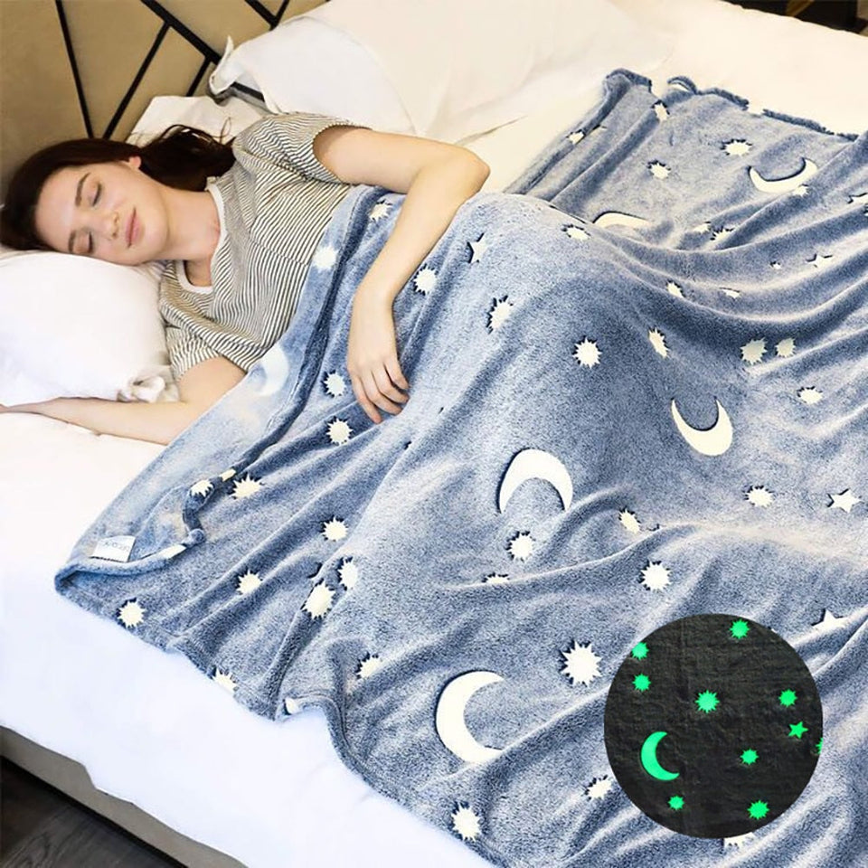 Glow-in-the-Dark Fleece Deken