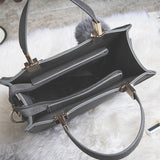 WANGKA handbag women shoulder bag luxury handbags women bags designer High-grade Scrub leather messenger bag Hairball women bag