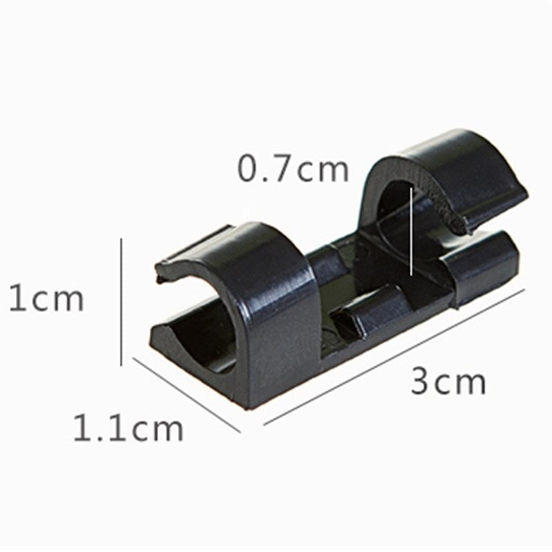 Zelfklevende kabelhouders (set 20 stuks)