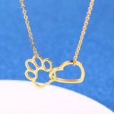 Schattige Dierenpoot Ketting - Voor de Dierenliefhebbers!