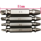 Dolgedraaide Schroeven Verwijder Bit-Set