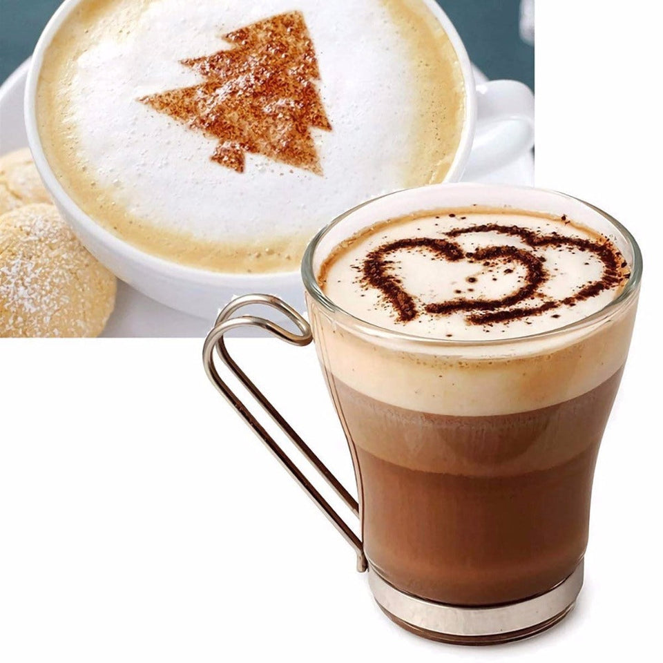 Koffie Kunst Set "Super Barista"