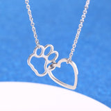 Schattige Dierenpoot Ketting - Voor de Dierenliefhebbers!