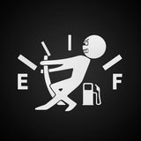 Hilarische Tankklep Sticker