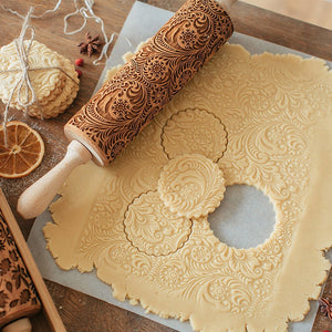 KerstKoekjes Reliëf-Roller 'Kitchen Tools Deluxe'