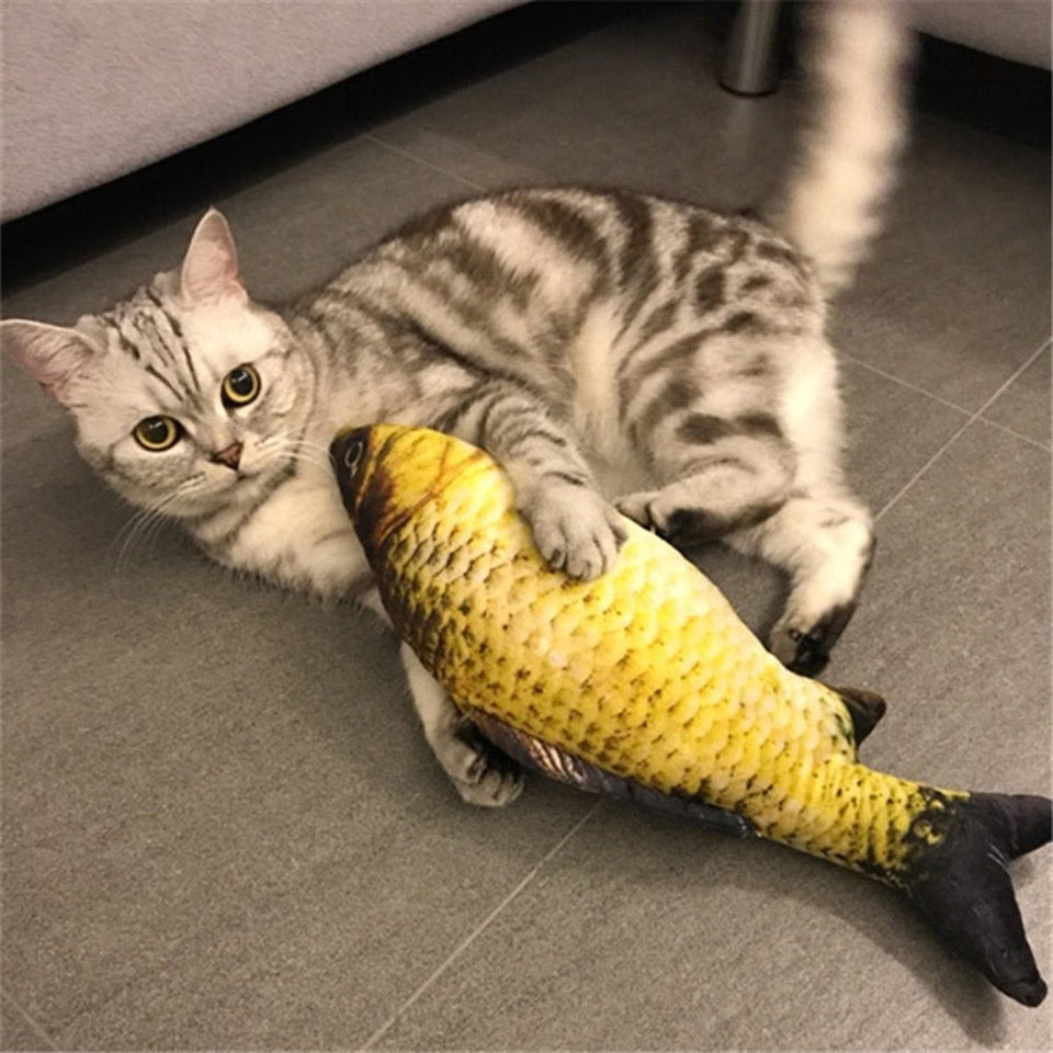 Kattenspeeltje 3D Vis Met Kattenkruid