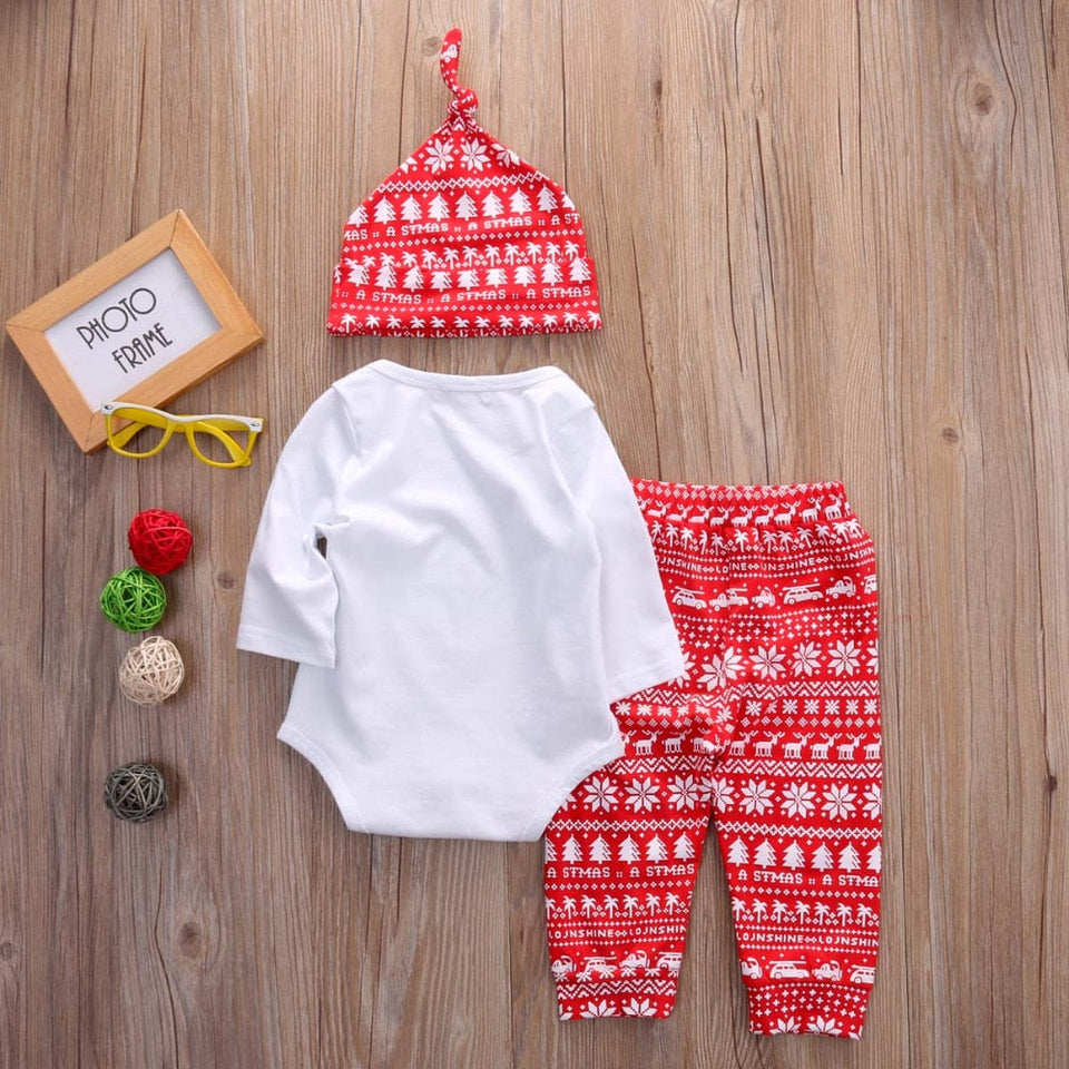 Kerst outfit '1st christmas' voor jongen/meisje