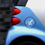 Hilarische Tankklep Sticker