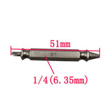 Dolgedraaide Schroeven Verwijder Bit-Set