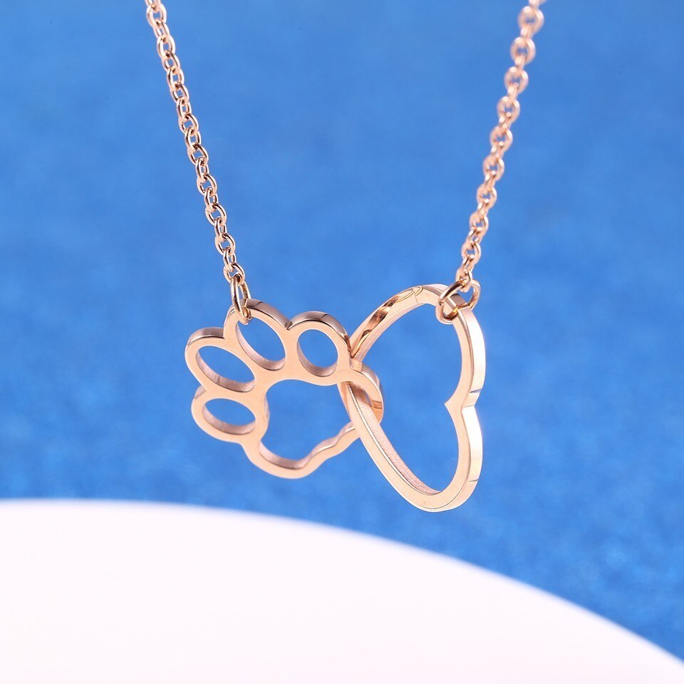 Schattige Dierenpoot Ketting - Voor de Dierenliefhebbers!