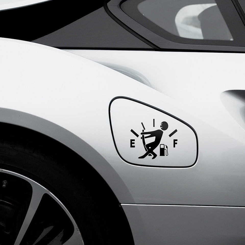 Hilarische Tankklep Sticker