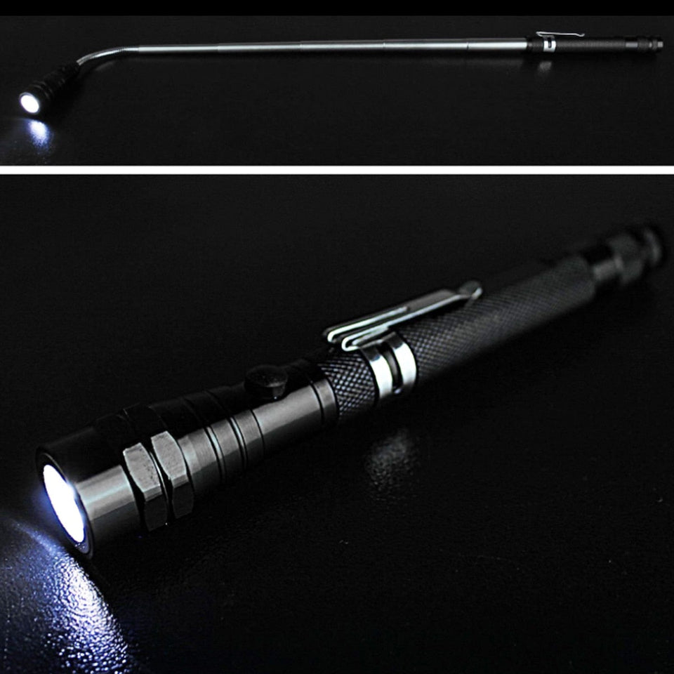 Magnetische Flexibele Grijpstok met LED Lamp