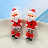 Schattige Kerstman Oorbellen