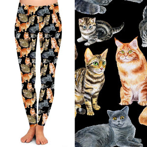 "Crazy Cat Lady" Comfortabele Legging