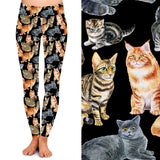 "Crazy Cat Lady" Comfortabele Legging