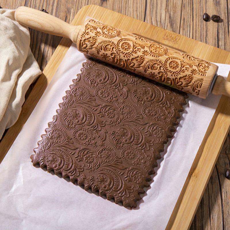 KerstKoekjes Reliëf-Roller 'Kitchen Tools Deluxe'
