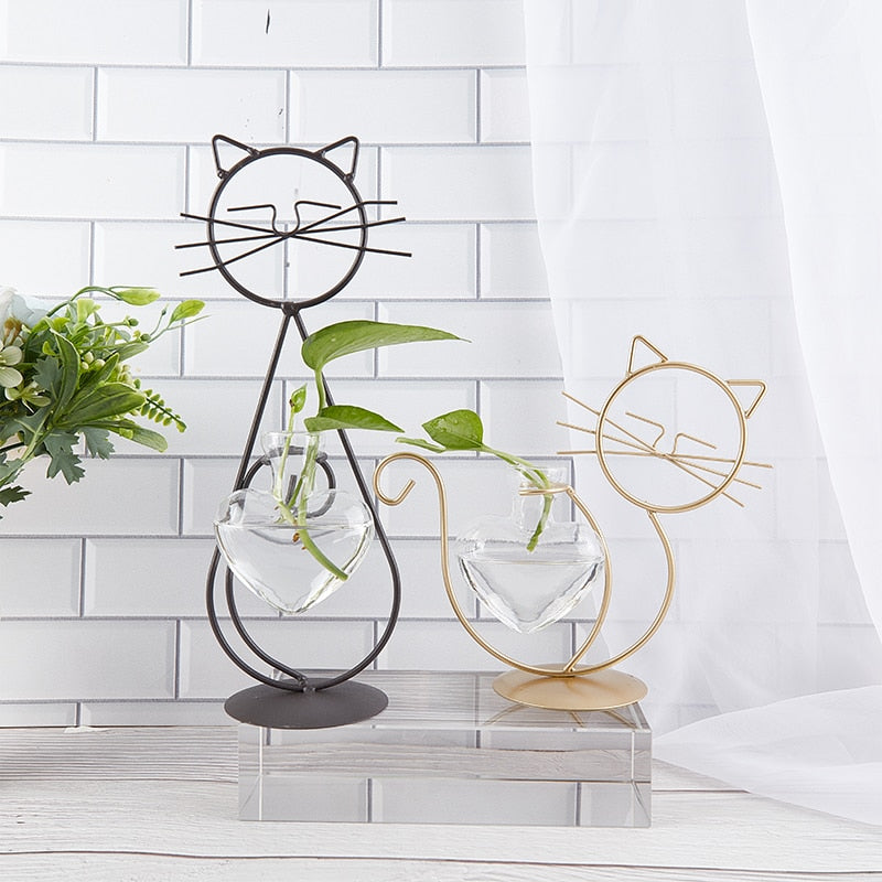 Minimalistische Katten Vaas