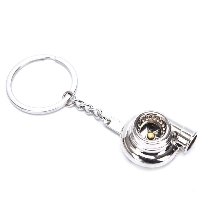 Autoliefhebber Turbo Sleutelhanger (met Lampje!)