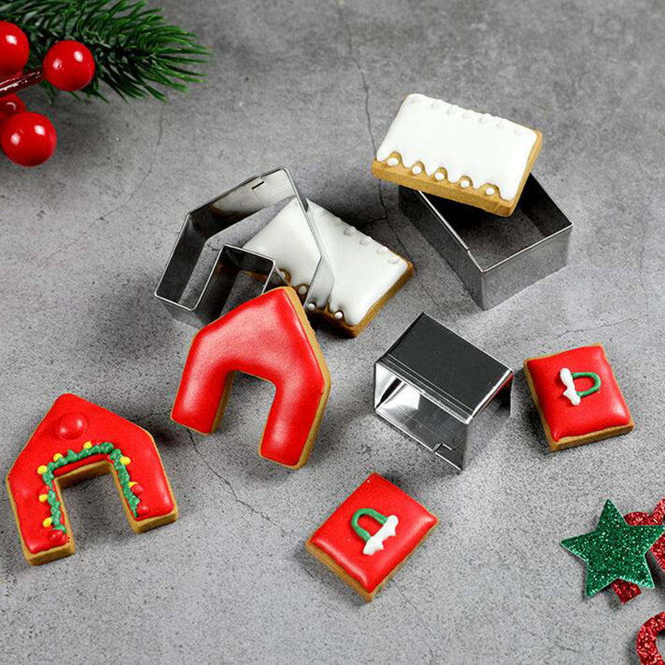 Bakvormen voor een Mini Koekhuisje! (SET VAN 3)