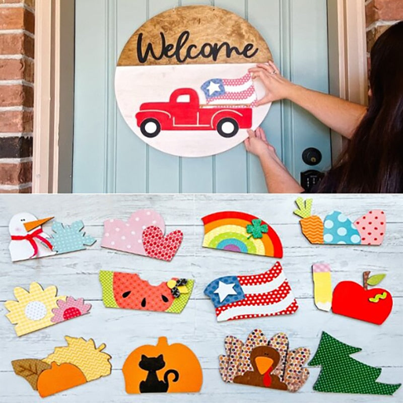 Gezellig Verwisselbaar "Welcome" Bord