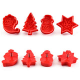 Kerstthema Koekjes Stempels (Set van 4 Stuks!)