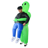 Opblaasbaar Alien Kostuum