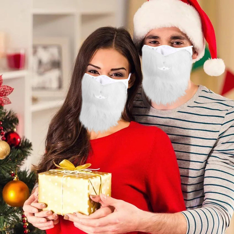Kerstman-Baard Mondkapje - Veilig en Grappig!