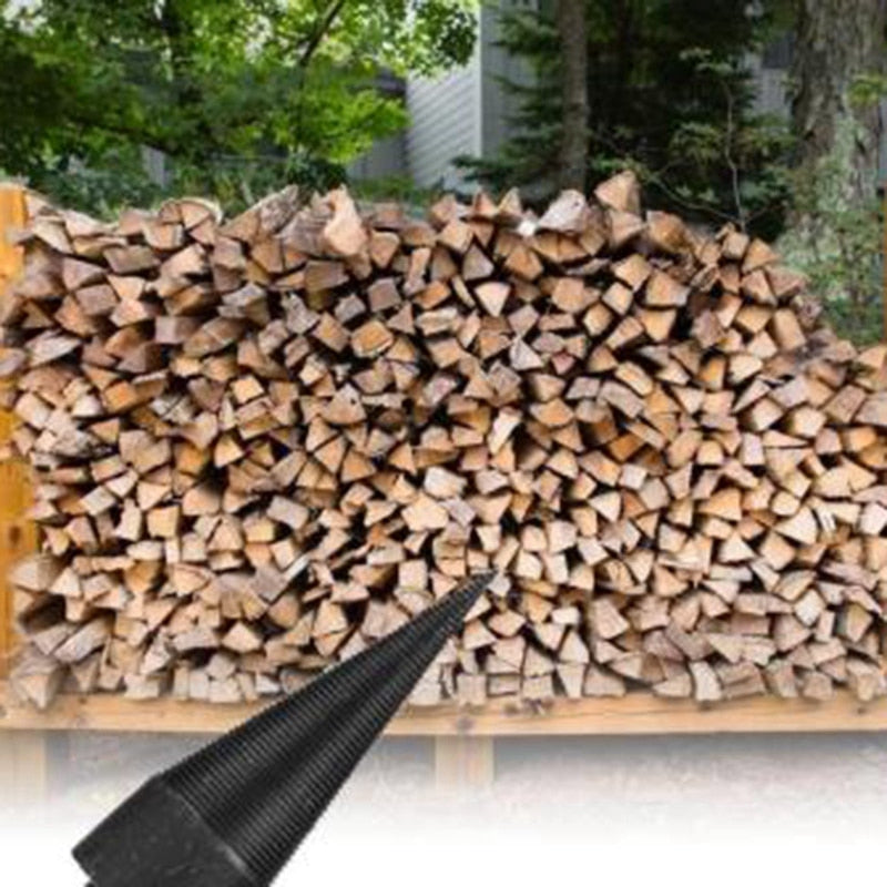 Boor Opzetstuk: Haardhout Splijter