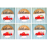 Gezellig Verwisselbaar "Welcome" Bord