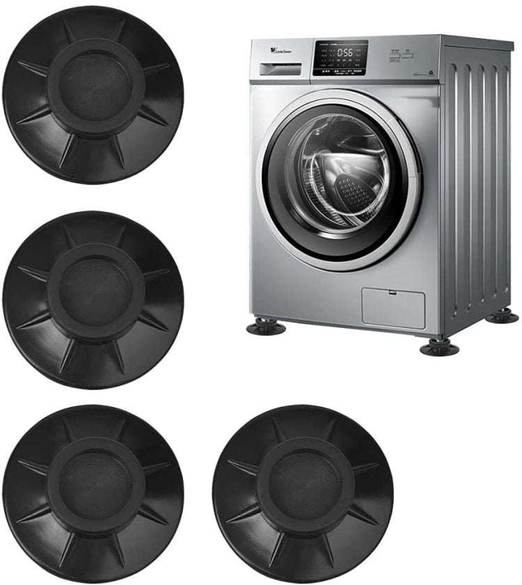 Trilling - en Lawaai Verminderende Wasmachine Pads (Set van 4 Stuks!)