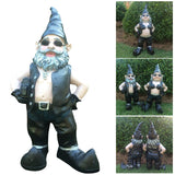 Stoere Biker Tuinkabouters