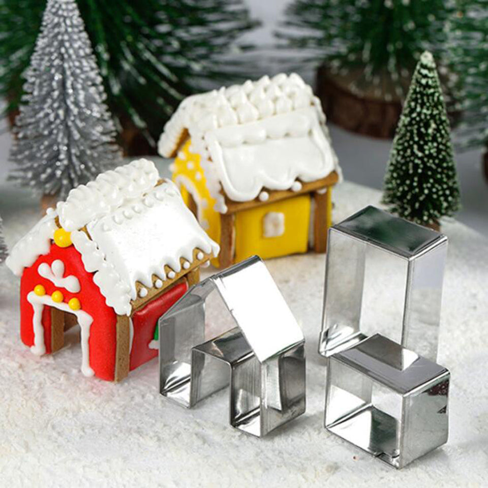 Bakvormen voor een Mini Koekhuisje! (SET VAN 3)