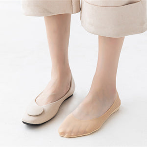 Onzichtbare Non-Slip Zijden Sokken (5 Paar)