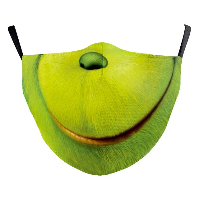 "The Grinch" Herbruikbaar Monkapje - Leuk en Origineel!