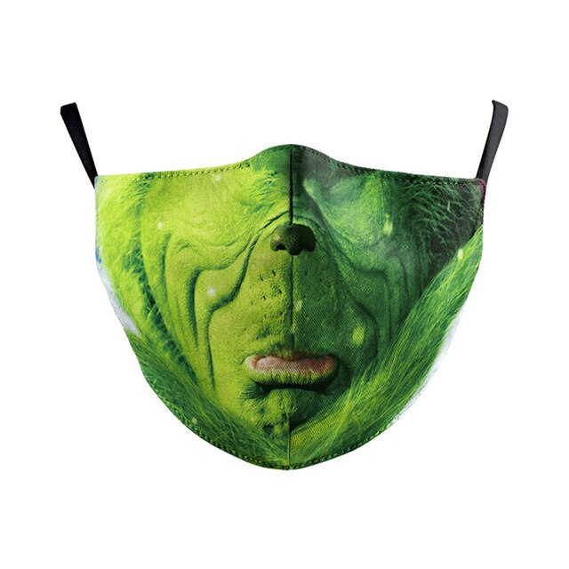 "The Grinch" Herbruikbaar Monkapje - Leuk en Origineel!