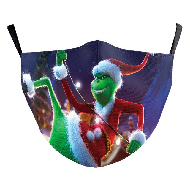 "The Grinch" Herbruikbaar Monkapje - Leuk en Origineel!